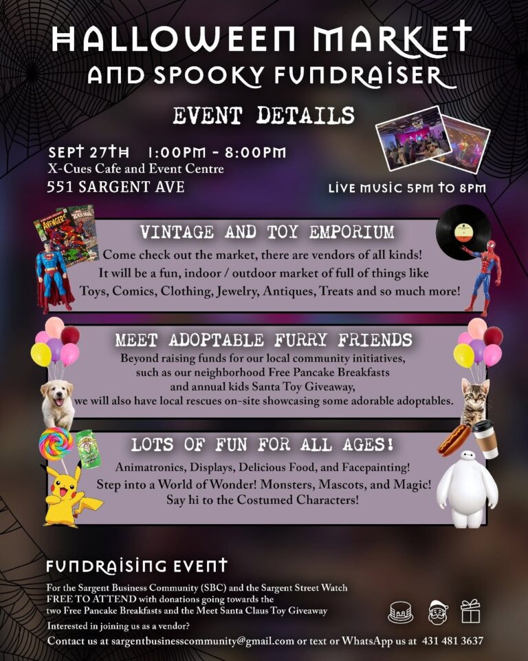 Halloween Market and Spooky Fundraiser
